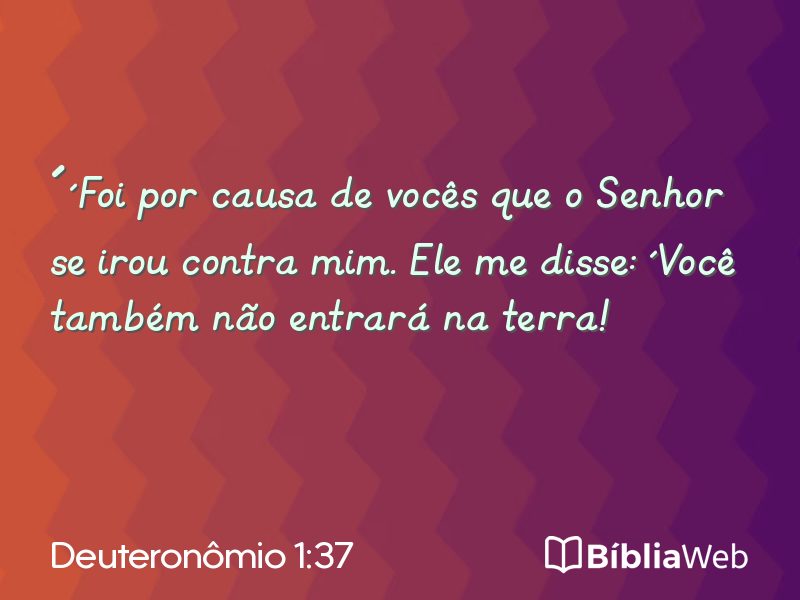Deuteronômio 1:37 em imagem para compartilhar