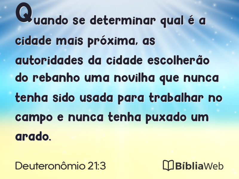Deuteronômio 21:3 em imagem para compartilhar