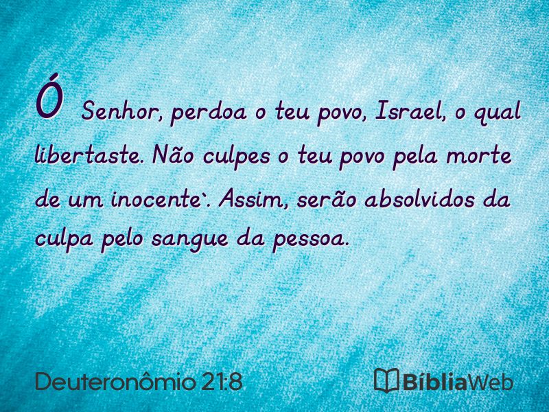 Deuteronômio 21:8 em imagem para compartilhar