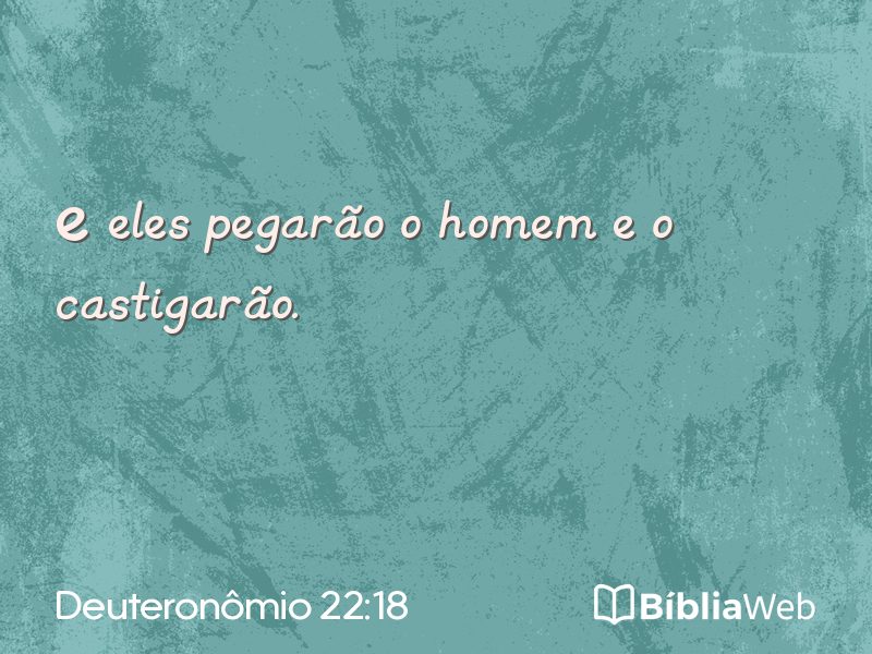 Deuteronômio 22:18 em imagem para compartilhar