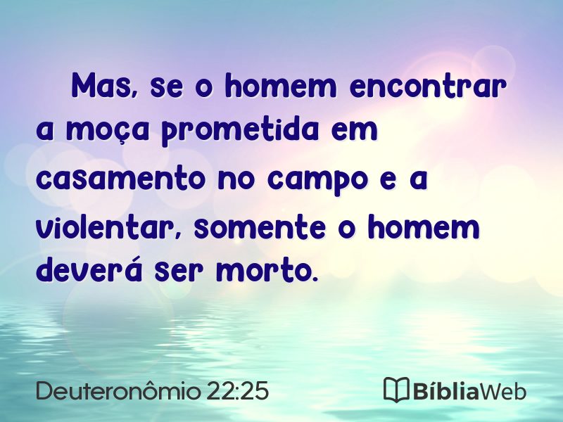 Deuteronômio 22:25 em imagem para compartilhar