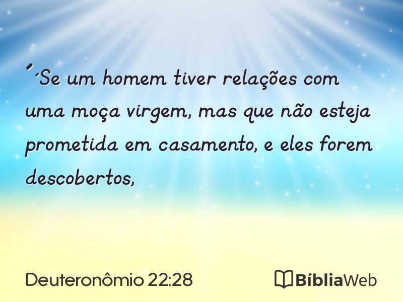 Deuteronômio 22:28 em imagem para compartilhar