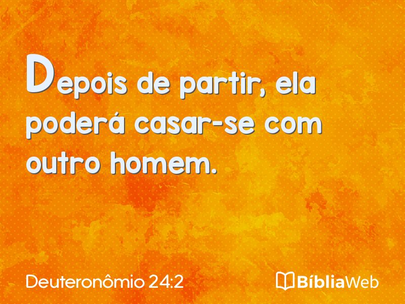 Deuteronômio 24:2 em imagem para compartilhar