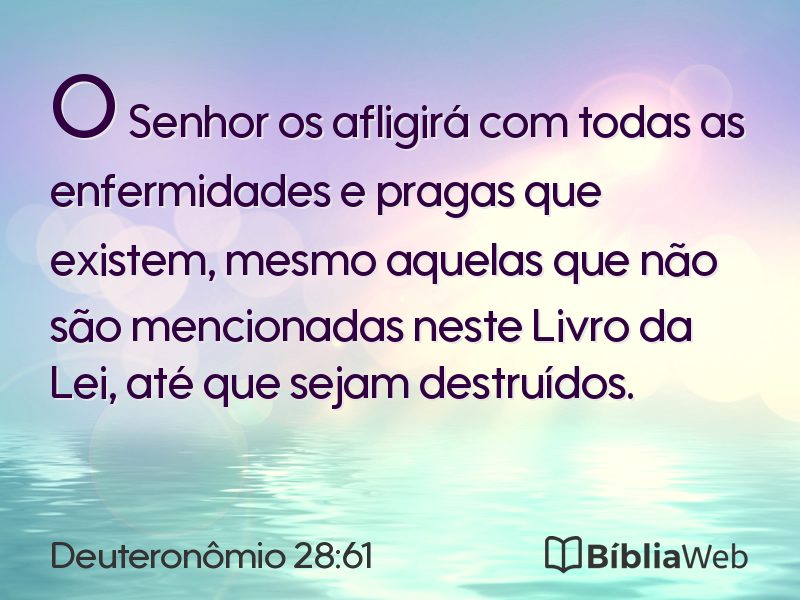 Deuteronômio 28:61 em imagem para compartilhar