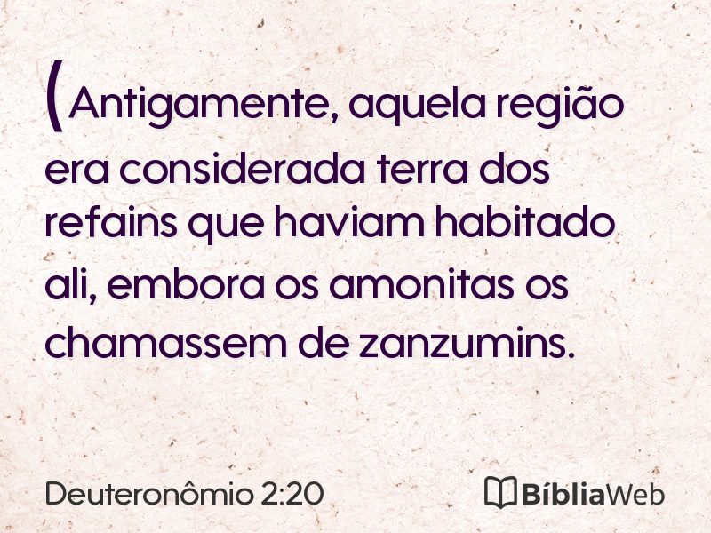 Deuteronômio 2:20 em imagem para compartilhar