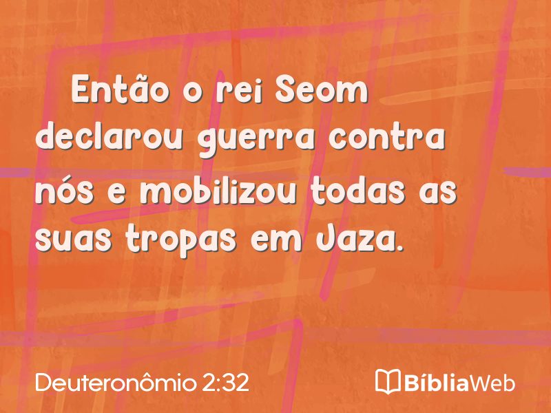 Deuteronômio 2:32 em imagem para compartilhar