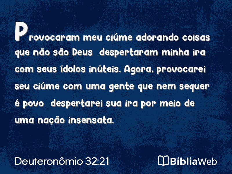 Deuteronômio 32:21 em imagem para compartilhar