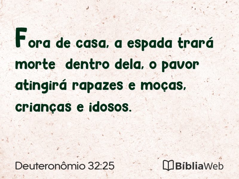 Deuteronômio 32:25 em imagem para compartilhar