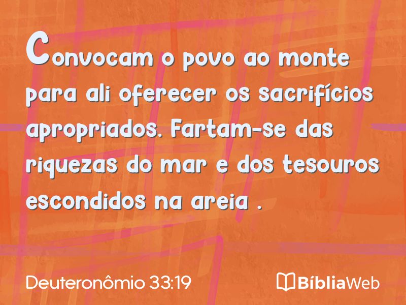 Deuteronômio 33:19 em imagem para compartilhar
