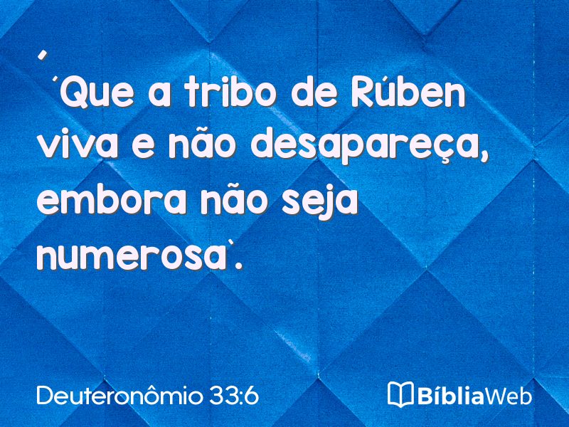 Deuteronômio 33:6 em imagem para compartilhar