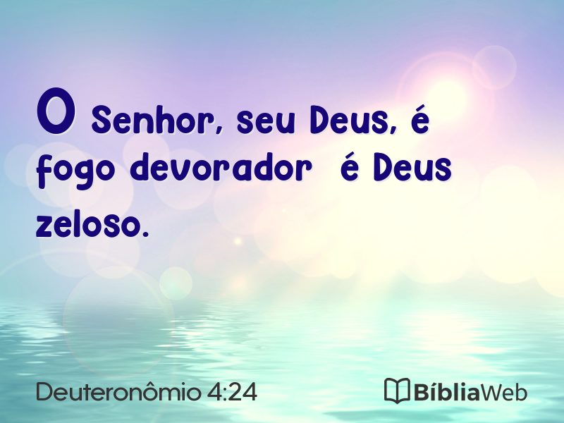 Deuteronômio 4:24 em imagem para compartilhar