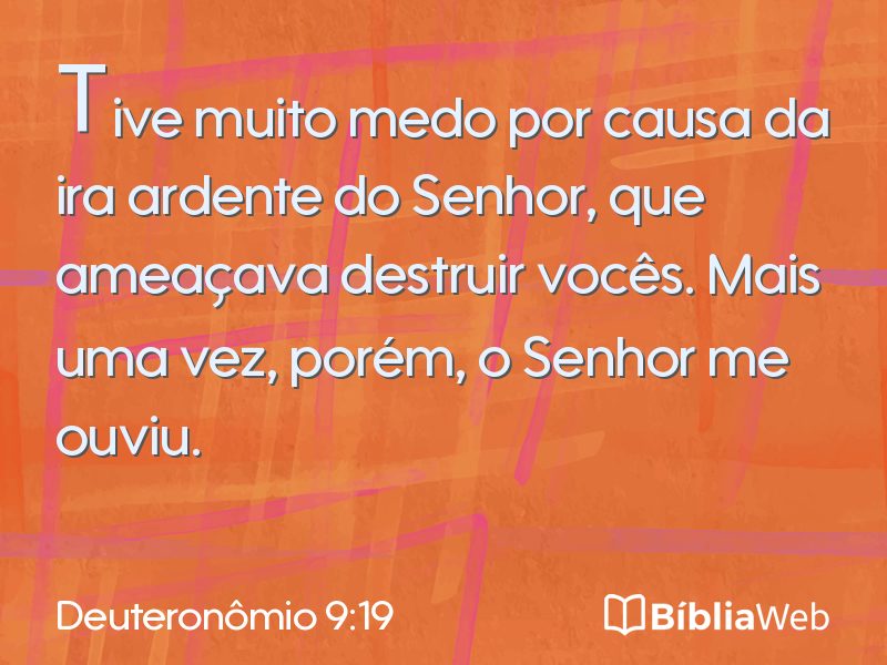 Deuteronômio 9:19 em imagem para compartilhar