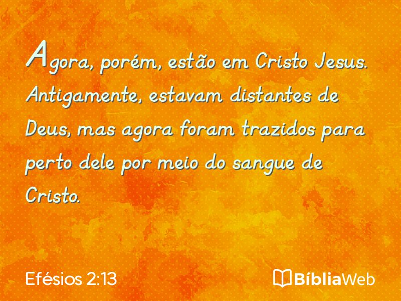 Efésios 2:13 em imagem para compartilhar