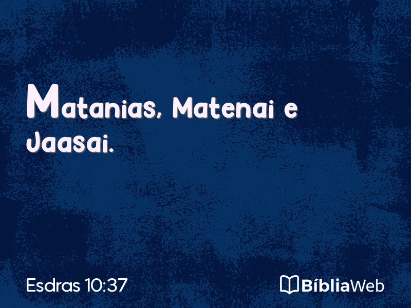 Esdras 10:37 em imagem para compartilhar
