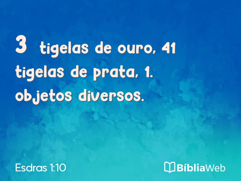 Esdras 1:10 em imagem para compartilhar