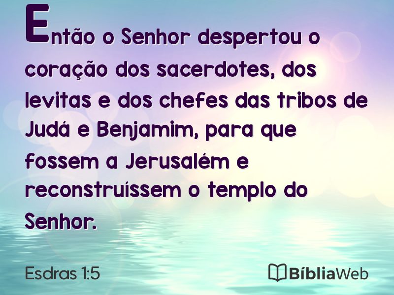 Esdras 1:5 em imagem para compartilhar