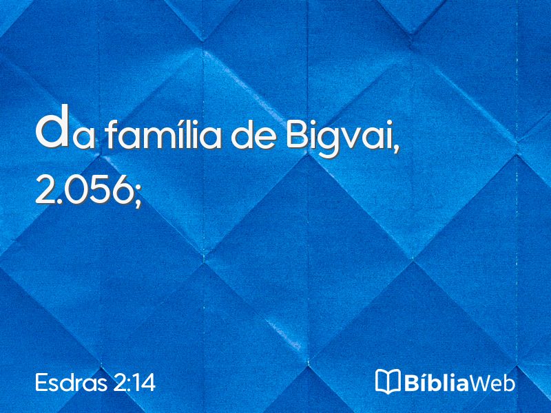 Esdras 2:14 em imagem para compartilhar