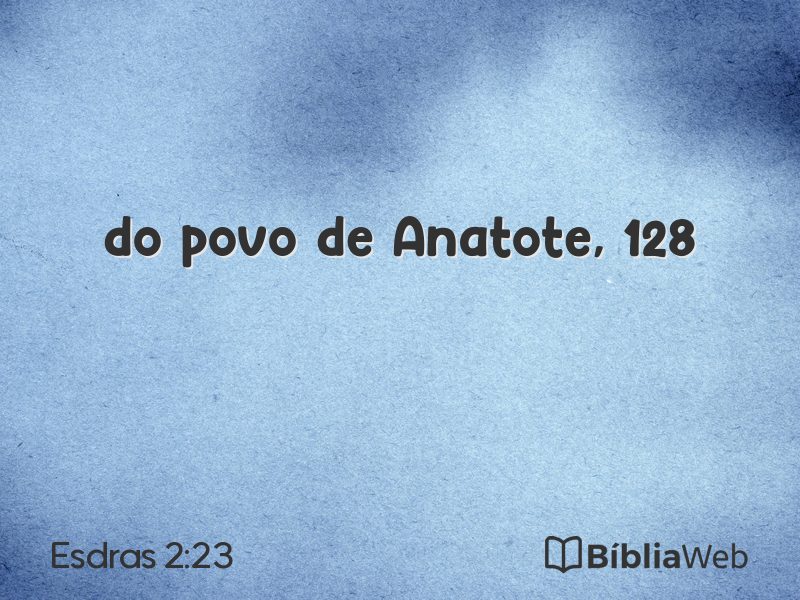 Esdras 2:23 em imagem para compartilhar