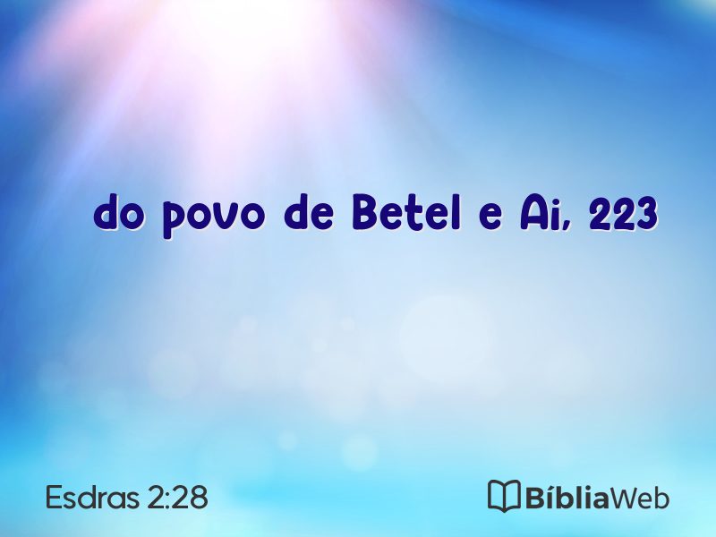 Esdras 2:28 em imagem para compartilhar