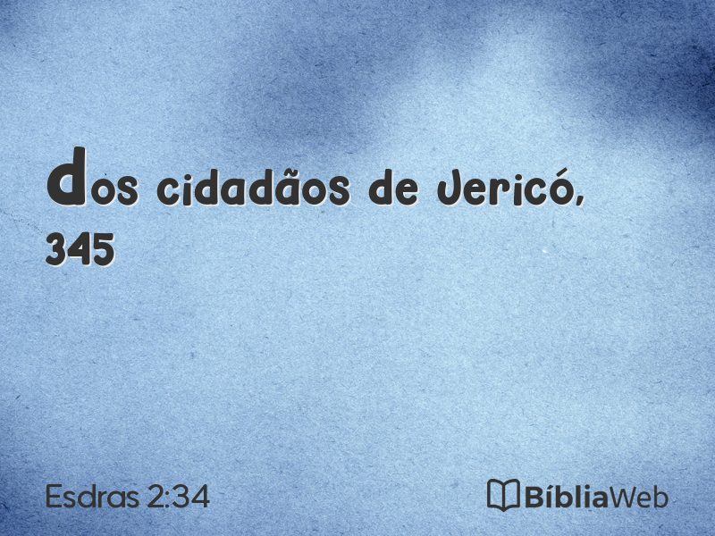 Esdras 2:34 em imagem para compartilhar