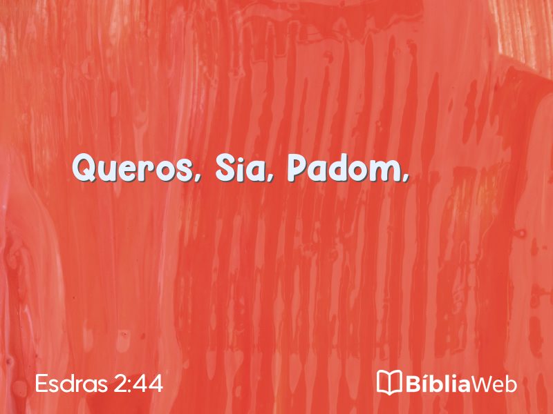Esdras 2:44 em imagem para compartilhar