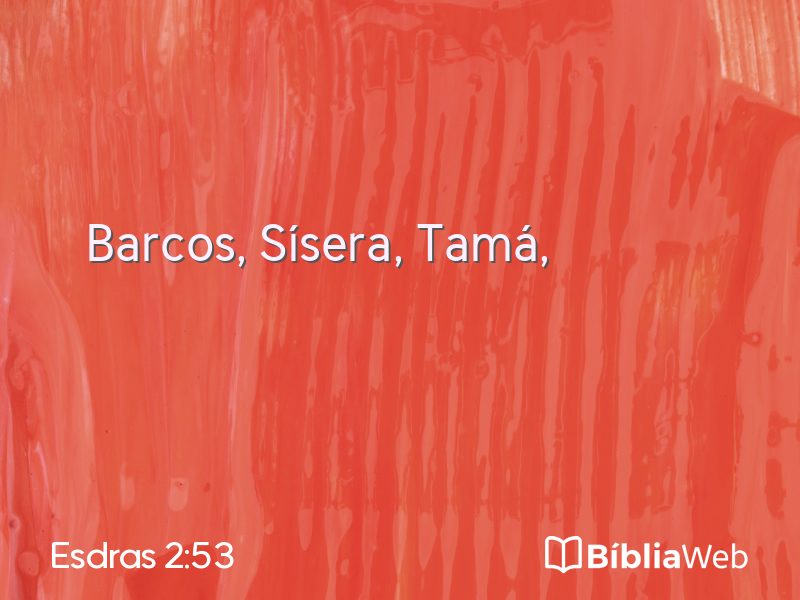 Esdras 2:53 em imagem para compartilhar