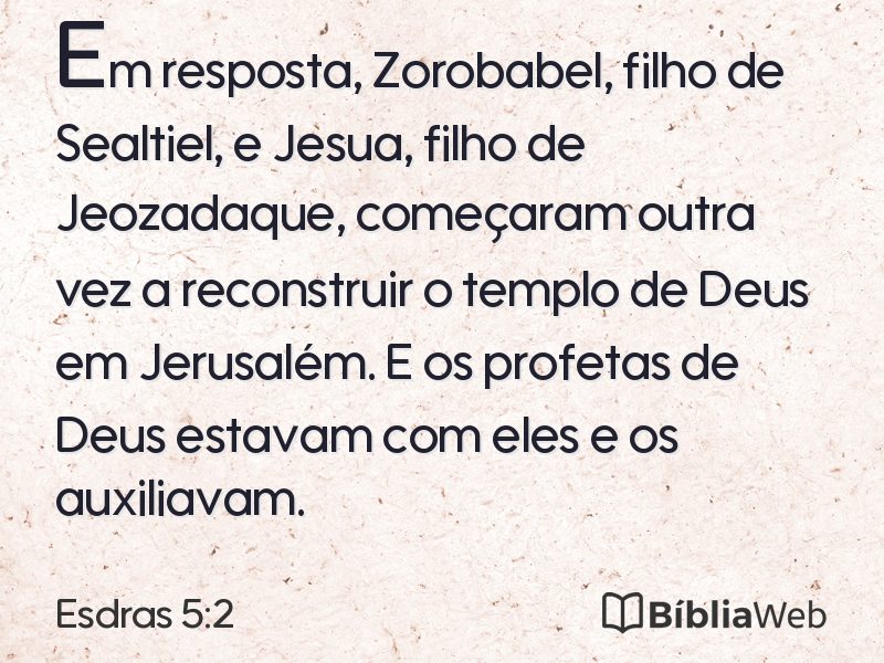 Esdras 5:2 em imagem para compartilhar