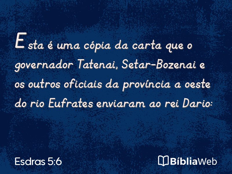Esdras 5:6 em imagem para compartilhar