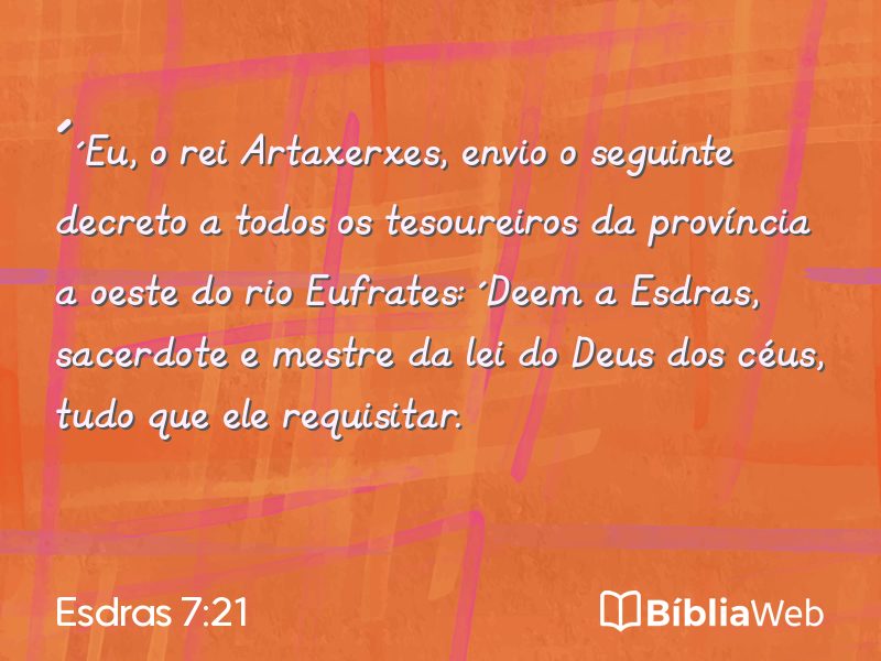 Esdras 7:21 em imagem para compartilhar