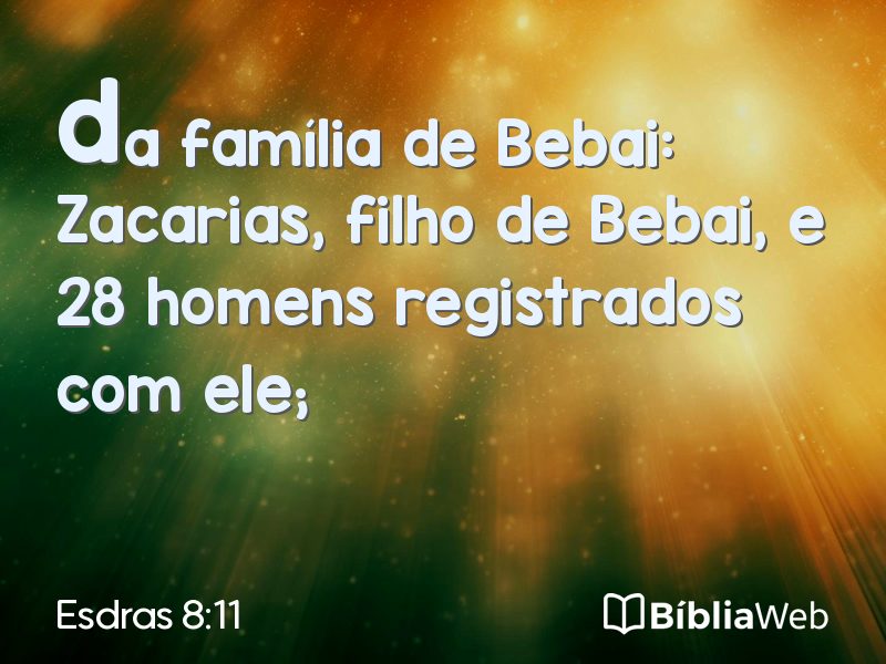 Esdras 8:11 em imagem para compartilhar