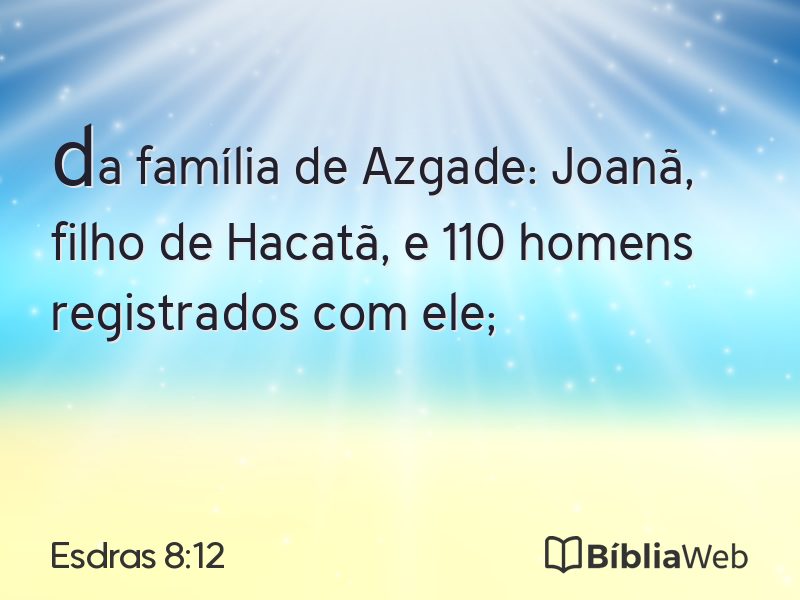 Esdras 8:12 em imagem para compartilhar