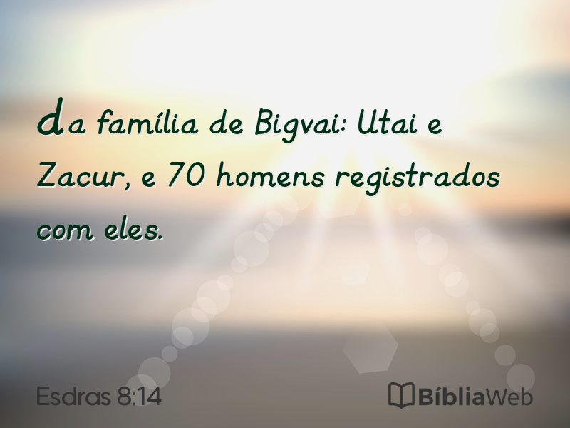 Esdras 8:14 em imagem para compartilhar