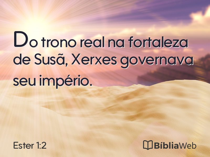 Ester 1:2 em imagem para compartilhar