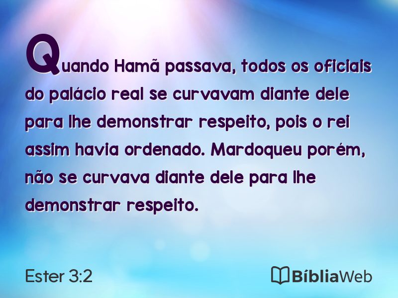 Ester 3:2 em imagem para compartilhar