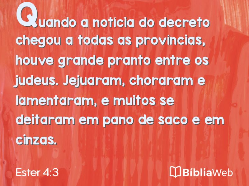 Ester 4:3 em imagem para compartilhar
