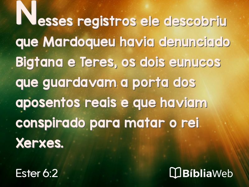 Ester 6:2 em imagem para compartilhar