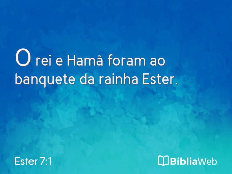 Ester 7:1 em imagem para compartilhar