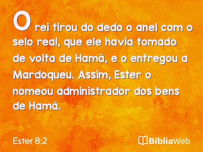 Ester 8:2 em imagem para compartilhar