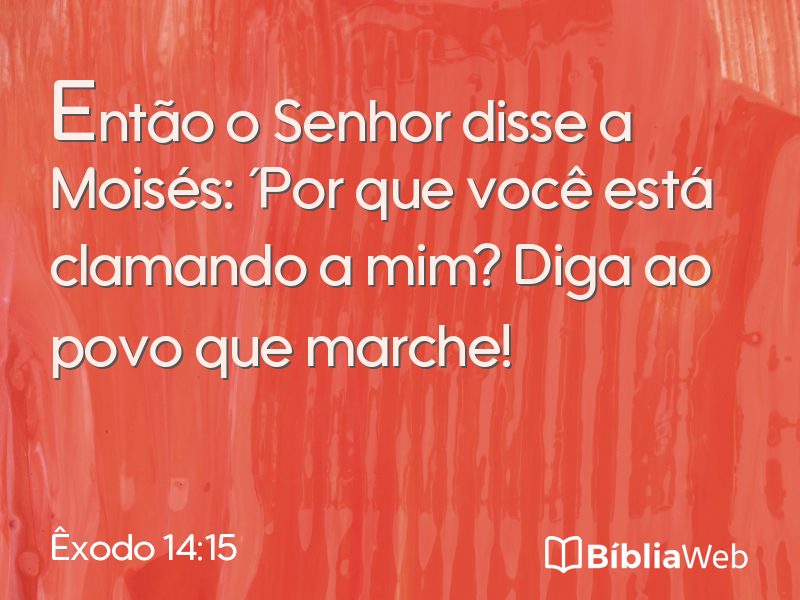 Êxodo 14:15 em imagem para compartilhar