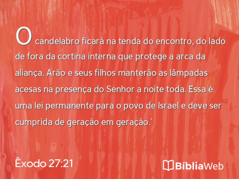 Êxodo 27:21 em imagem para compartilhar