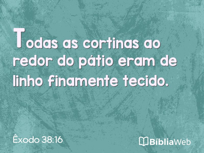 Êxodo 38:16 em imagem para compartilhar