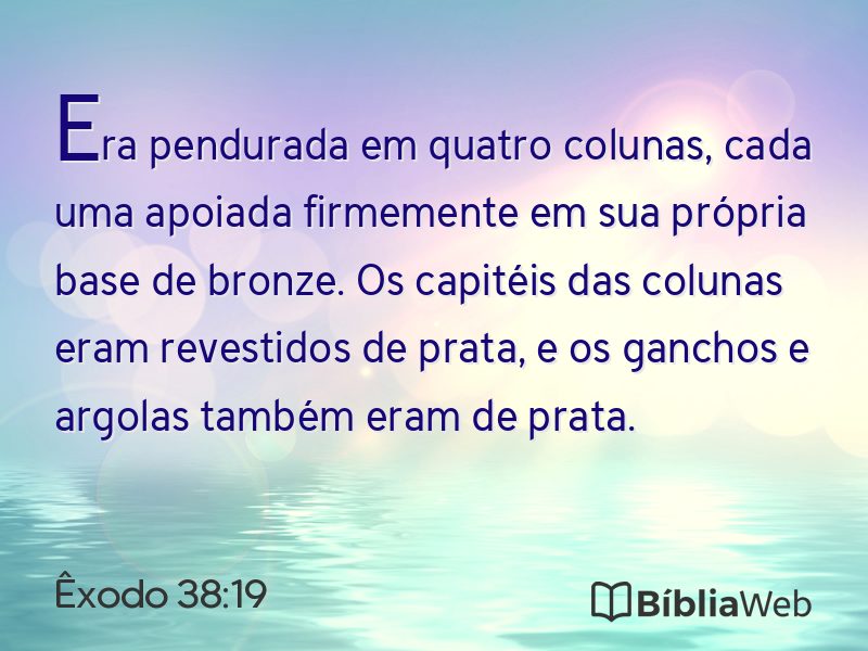 Êxodo 38:19 em imagem para compartilhar