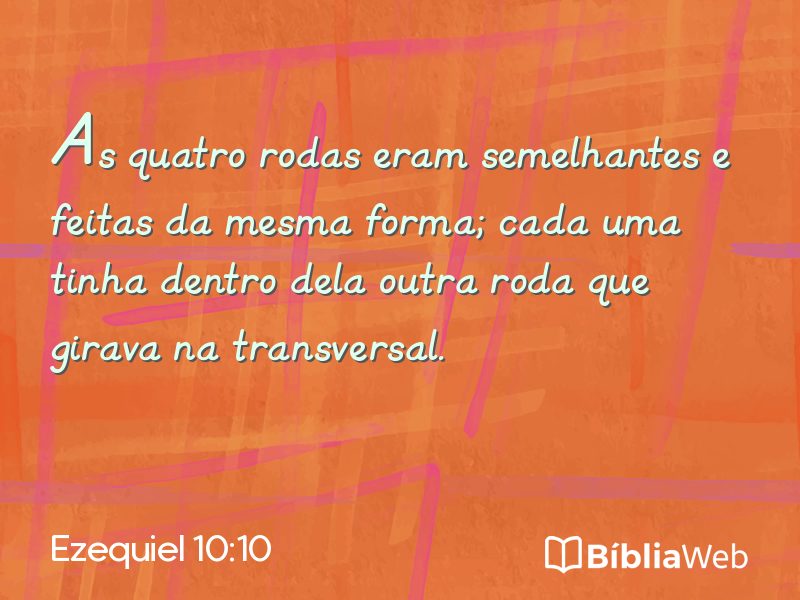 Ezequiel 10:10 em imagem para compartilhar