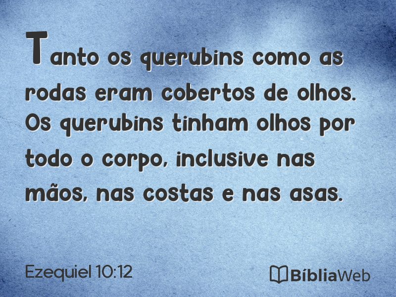 Ezequiel 10:12 em imagem para compartilhar