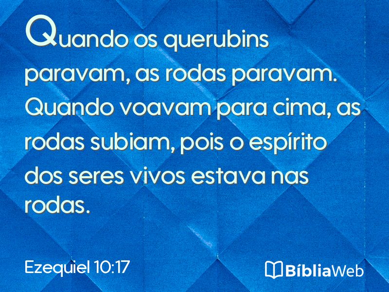 Ezequiel 10:17 em imagem para compartilhar