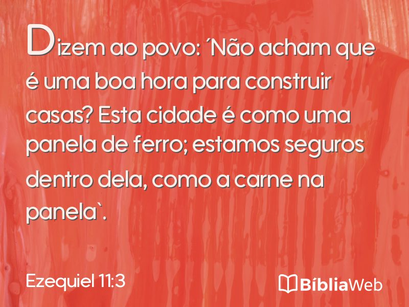 Ezequiel 11:3 em imagem para compartilhar