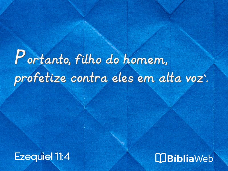 Ezequiel 11:4 em imagem para compartilhar