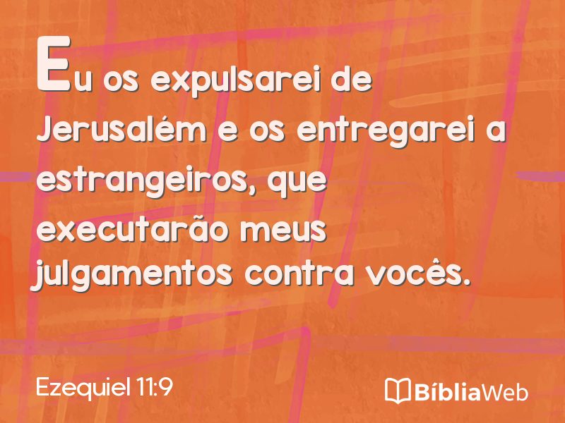 Ezequiel 11:9 em imagem para compartilhar