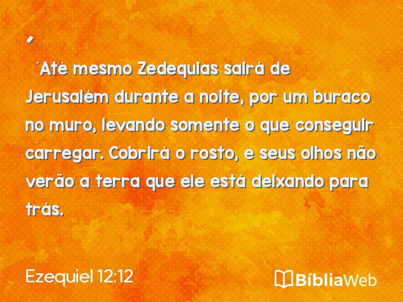 Ezequiel 12:12 em imagem para compartilhar