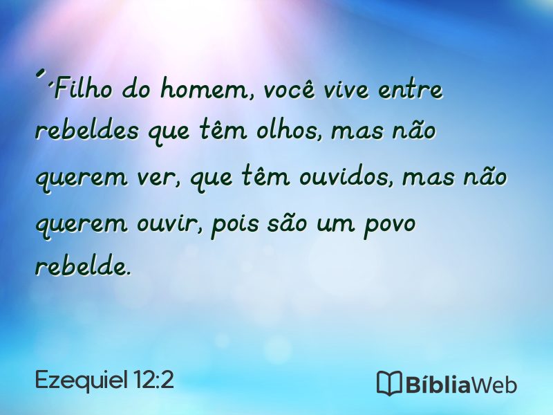 Ezequiel 12:2 em imagem para compartilhar
